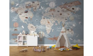 Παγκόσμιος χάρτης για παιδιά 